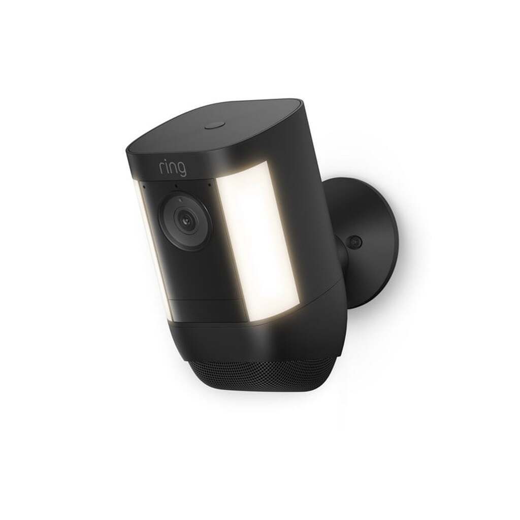 Ring Spotlight Cam Pro, Battery, Black