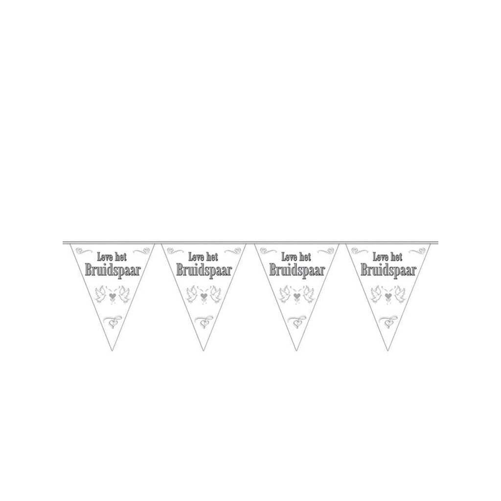 Folat BV Flag line Long live the Bride and Groom 10 meters