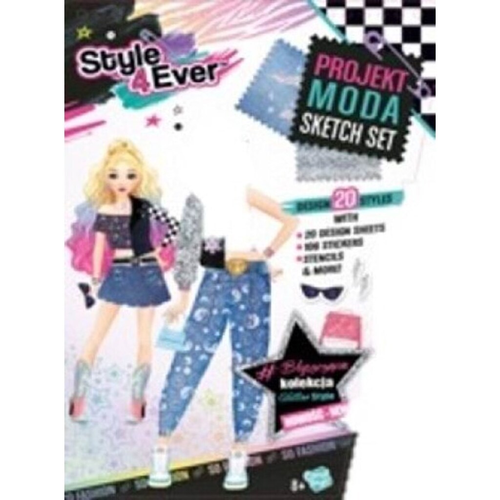Style 4 Ever Fashion Designer Mini Sketch Set