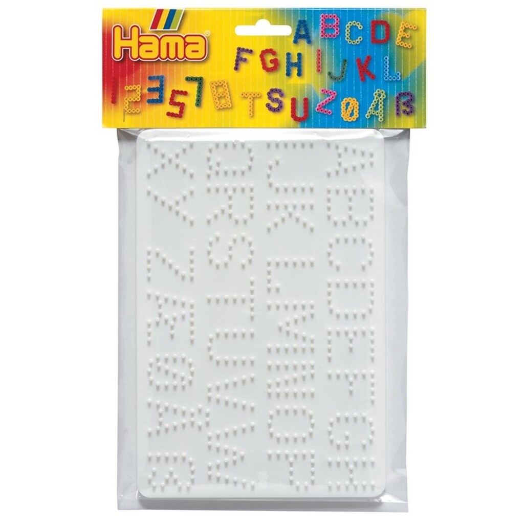 Hama Ironing beads Pegboards-Letters and numbers