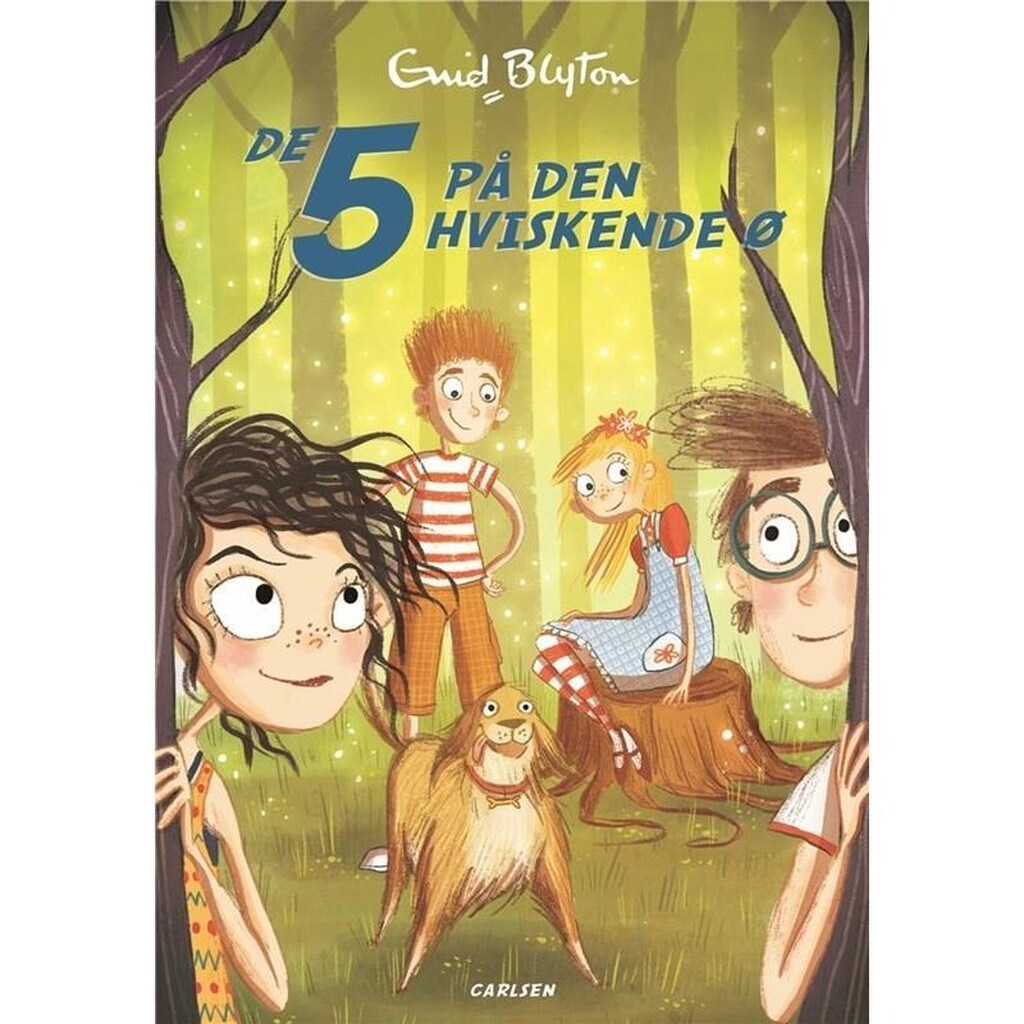 De 5 (20) - De 5 på Den Hviskende Ø - Børnebog - Hæfte