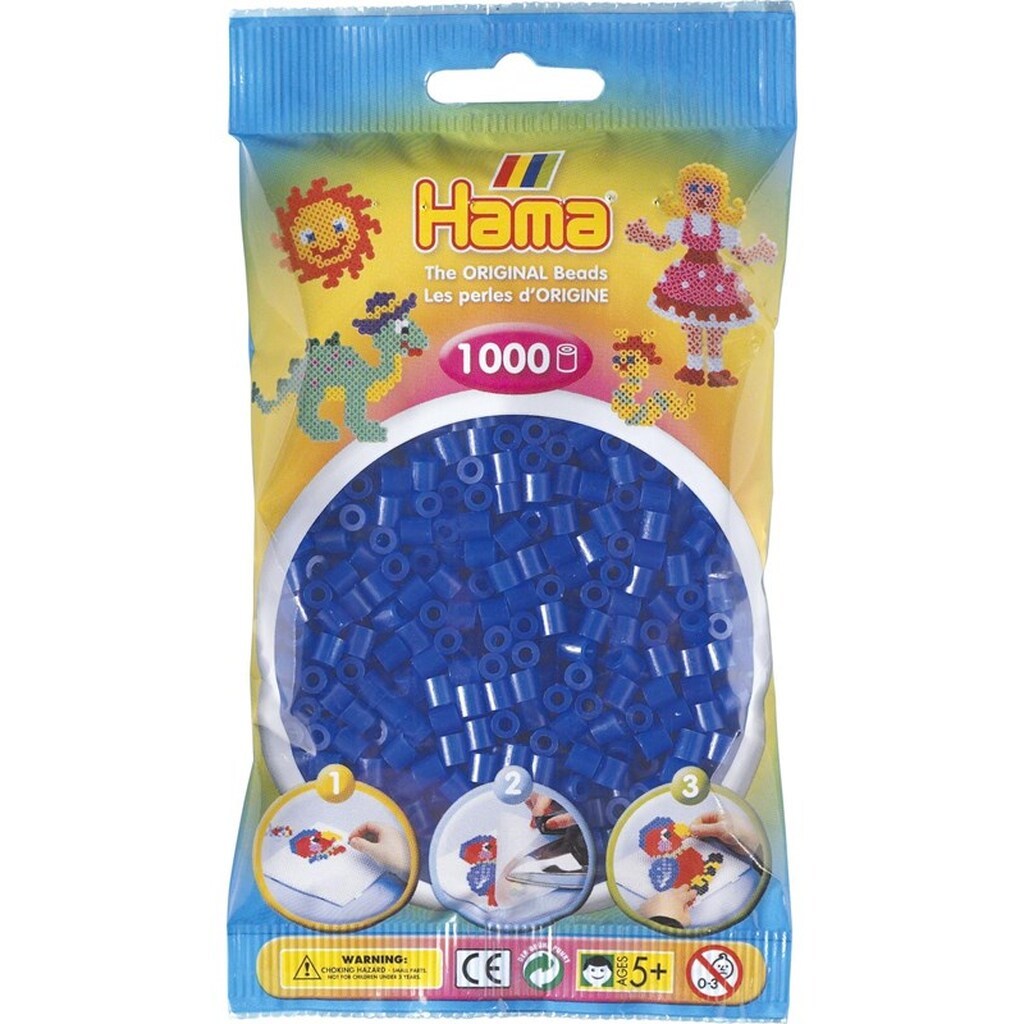 Hama Beads - Blue Neon 1000 pcs