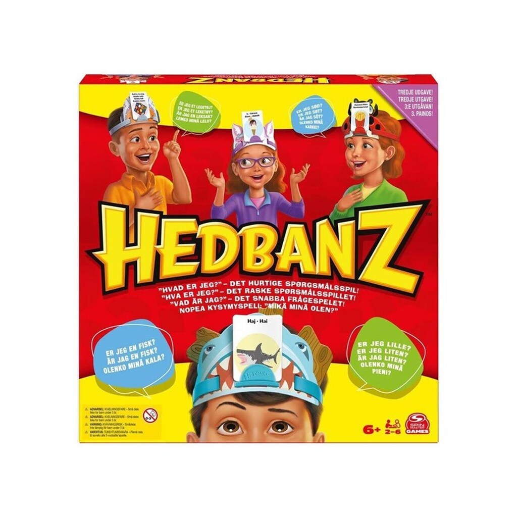 SM Games &amp; Puzzles Hedbanz DK/NO/SE/FI