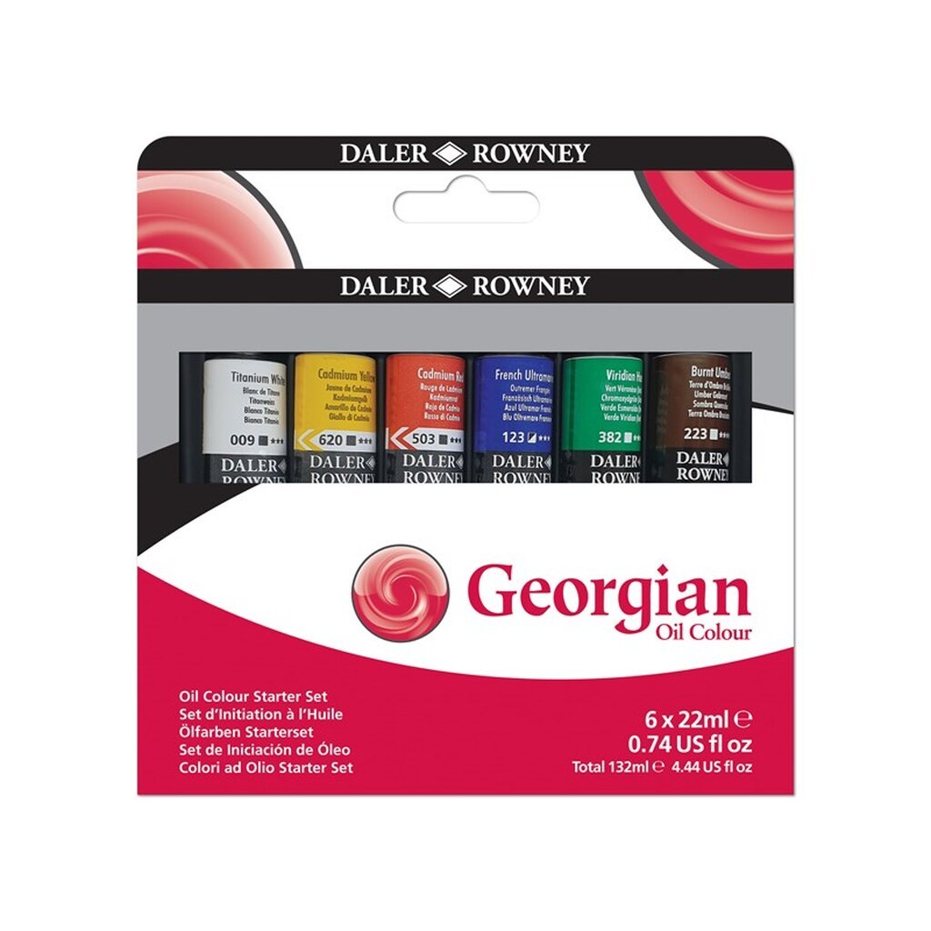 Daler-Rowney Georgian Oil Starter Set 6x22 ml