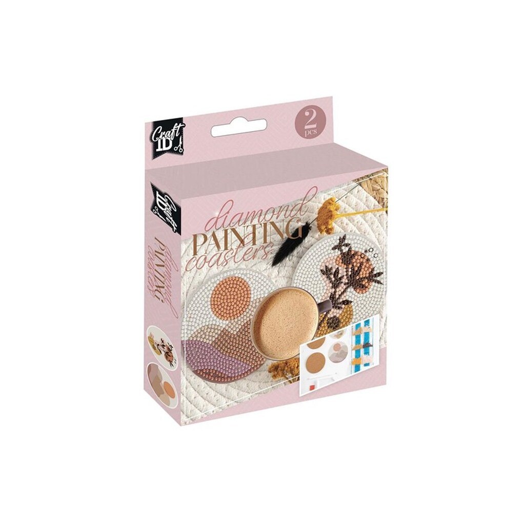 Creative Craft Group Making Diamond Painting Coasters