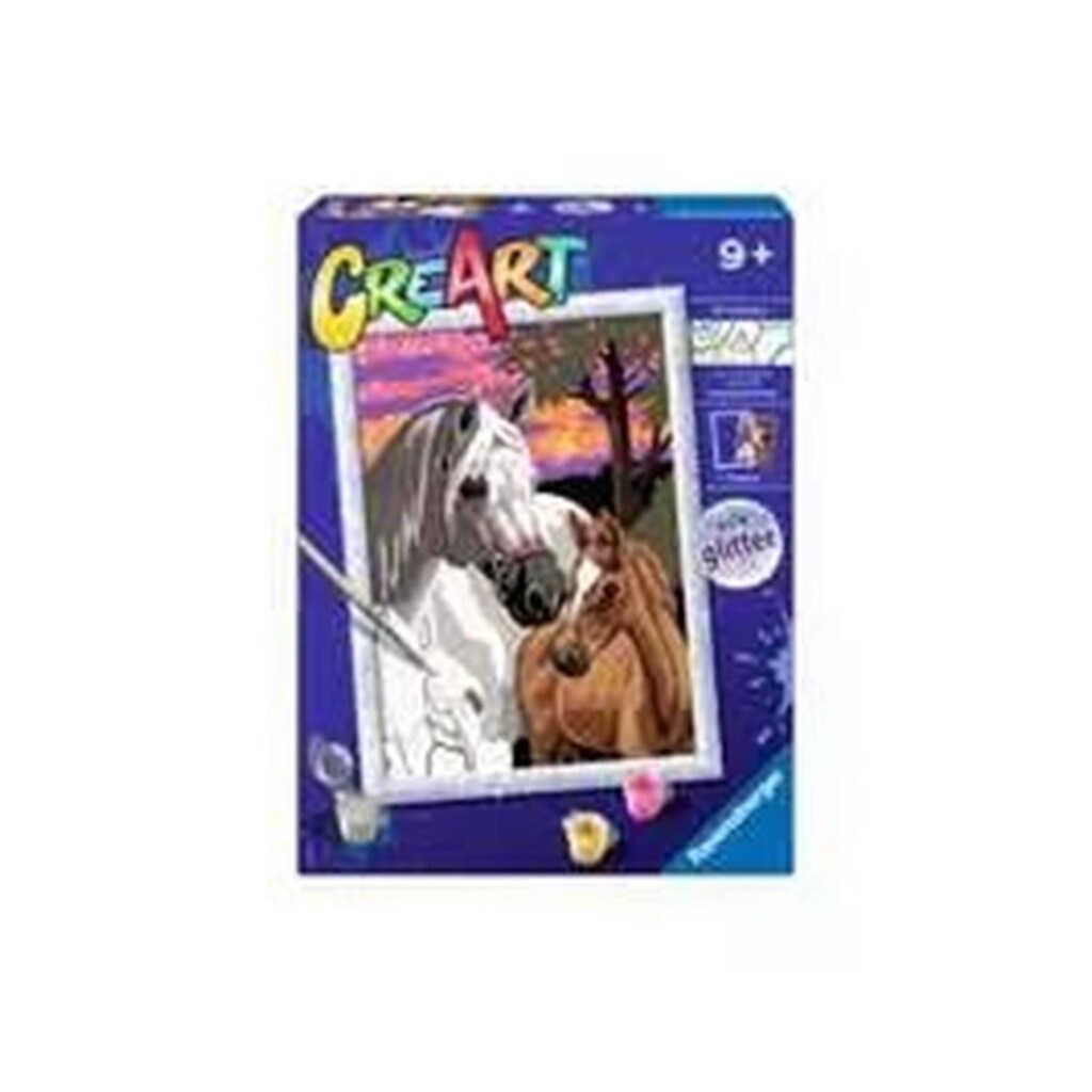 Ravensburger CreArt Paint by Numbers - Sunset Horses