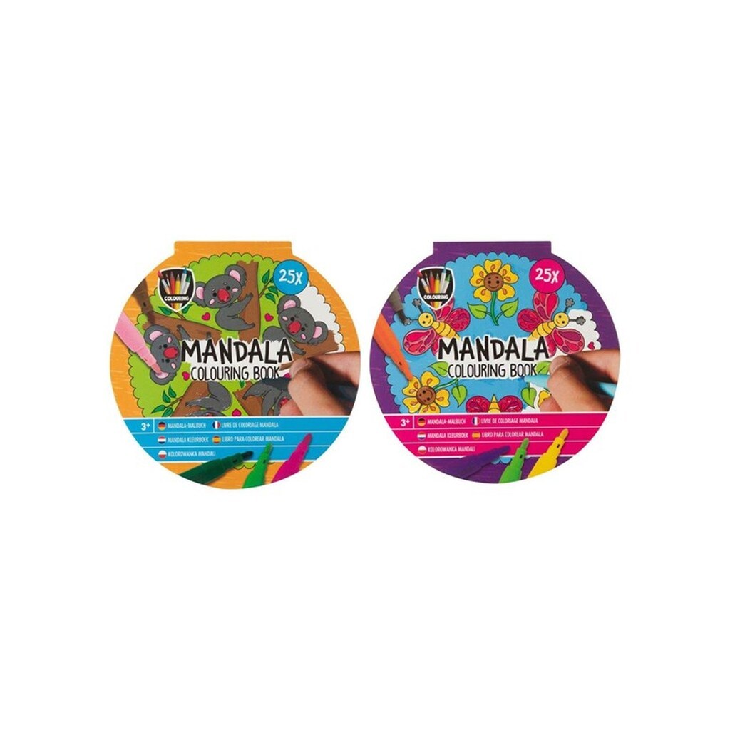 Grafix Mandala Coloring Book 25 Coloring Pages (Assorted)