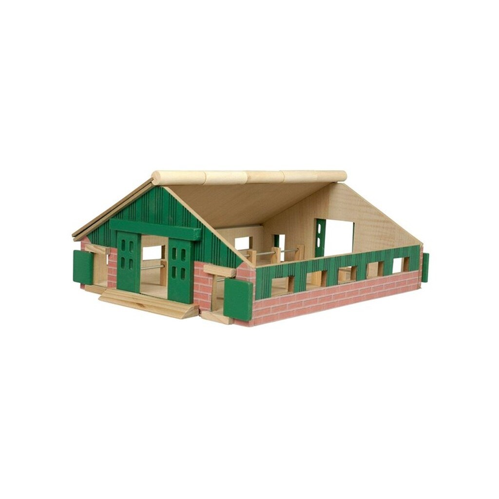 Kids Globe Running stable Wood 1:87