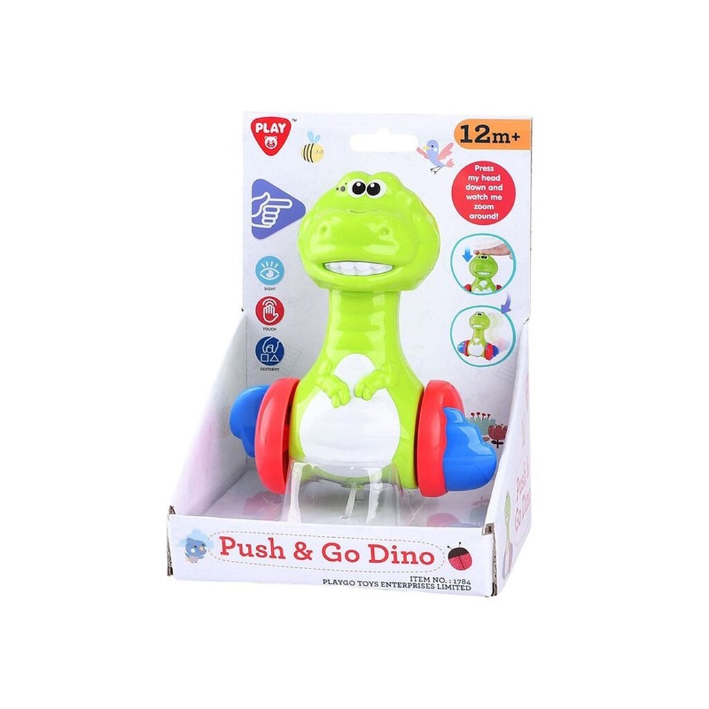 PLAY - Push and Go Dino Figure