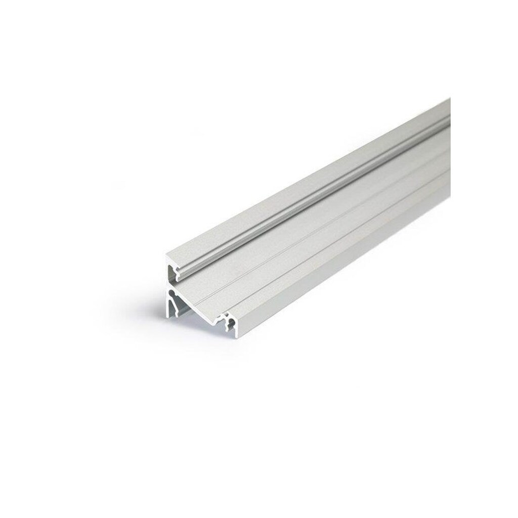 Light Solutions Aluminiumsprofil - Model C til Philips Hue og LIFX - Alu - 1 meter