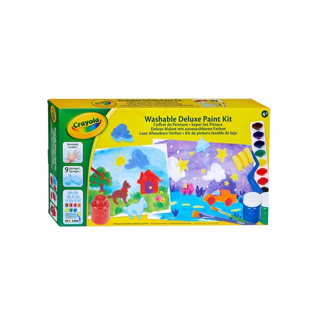Crayola Deluxe Luxury Washable Paint Set
