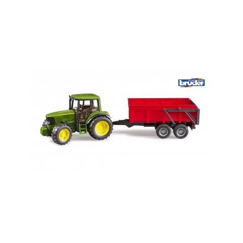 Bruder  John Deere 6920 tractor with tipping trailer toy