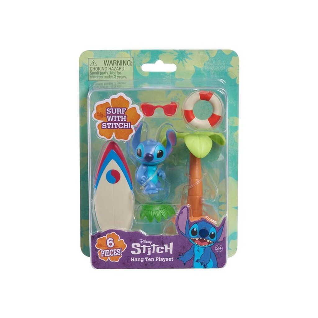 Spectron - Stitch Play Figure with Surfboard Playset 5pcs.