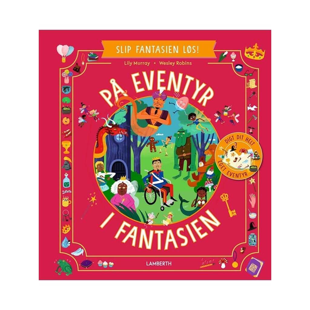 På eventyr i fantasien - Børnebog - Hardcover