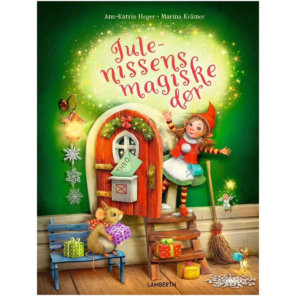 Julenissens magiske dør - Børnebog - Hardcover
