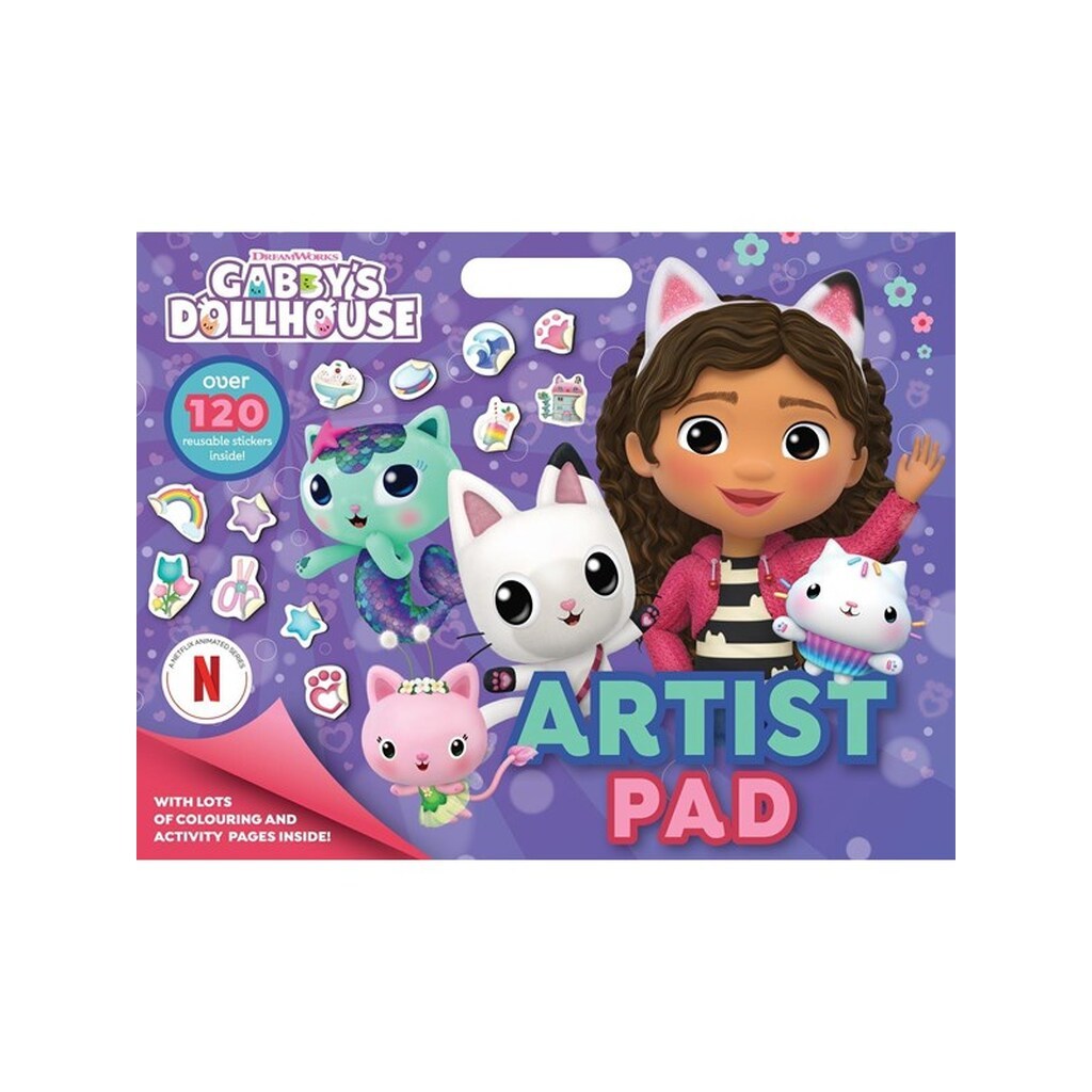 Alligator GABBY´S DOLLHOUSE Artist Pad A3 Malebog