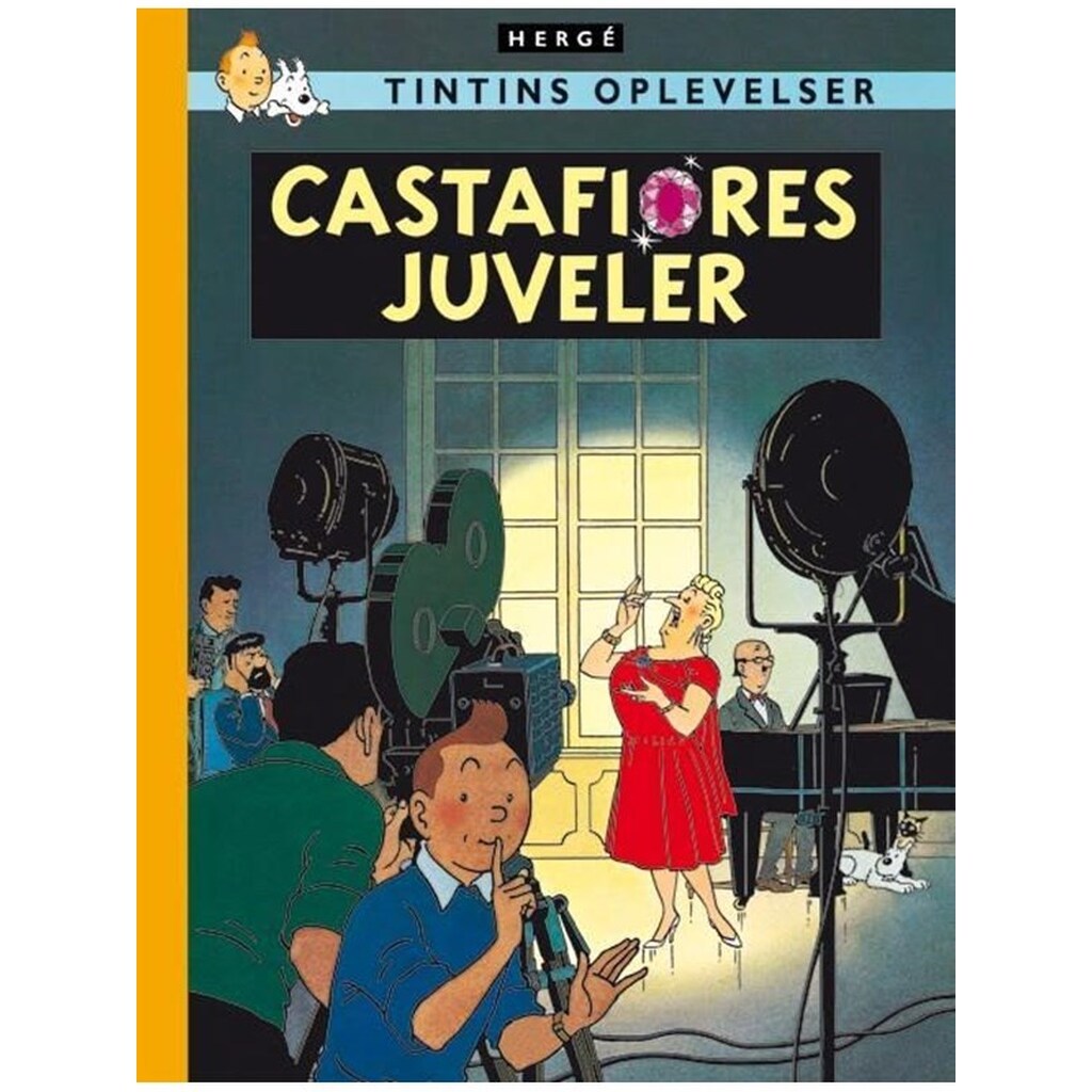 Tintin: Castafiores juveler - retroudgave - Tegneserier - Hardcover