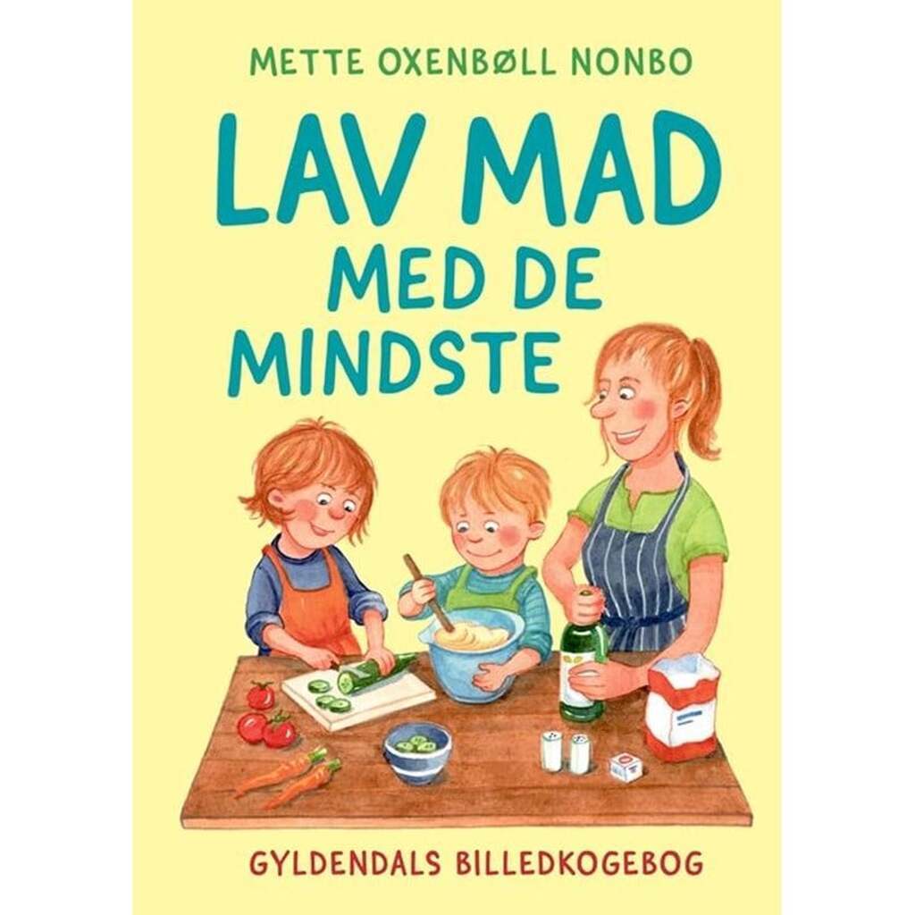 Lav mad med de mindste - Børnebog - Hardcover