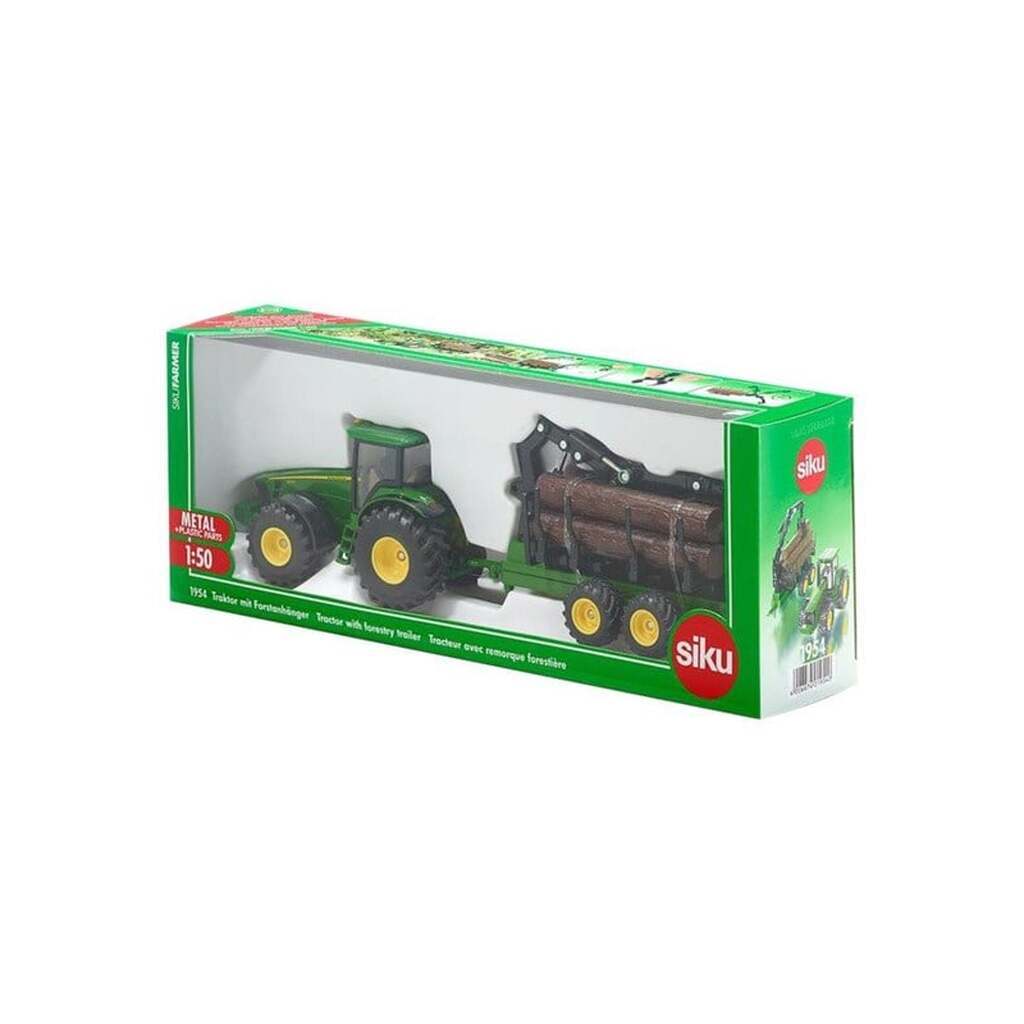 SIKU 1:50 Traktor med Skovvogn