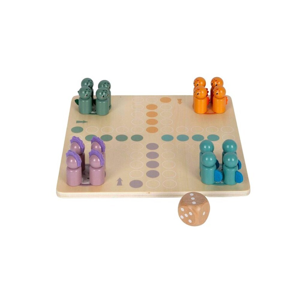 Small Foot - Wooden Ludo Game Dino