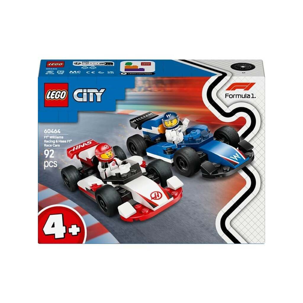 LEGO City 60464 F1® Williams Racing og Haas F1®-racerbiler