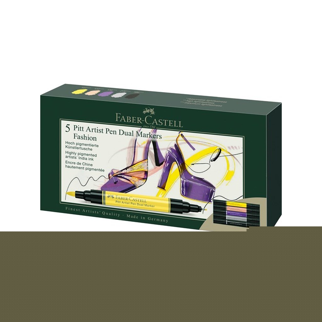Faber-Castell Pitt Artist Dual marker Fashion box of 5