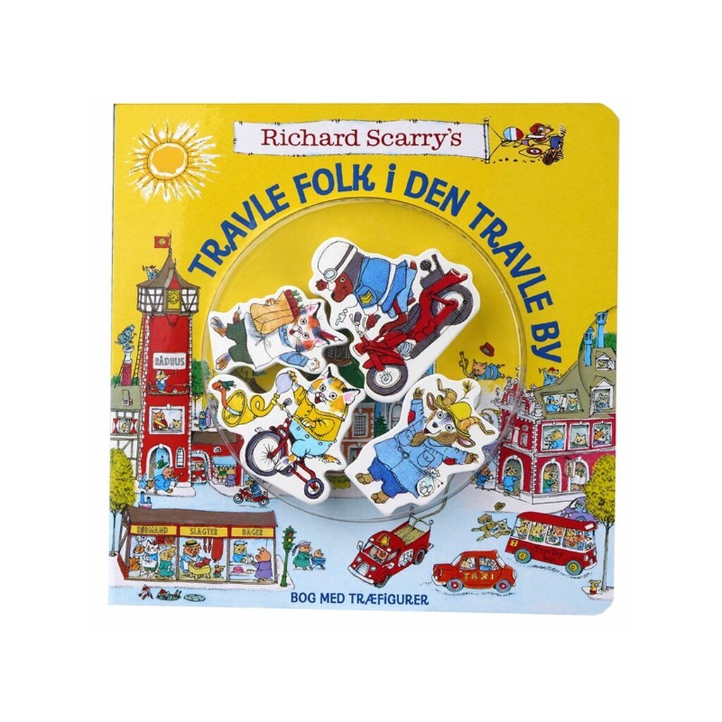 Travle folk i den travle by - Børnebog - Papbog