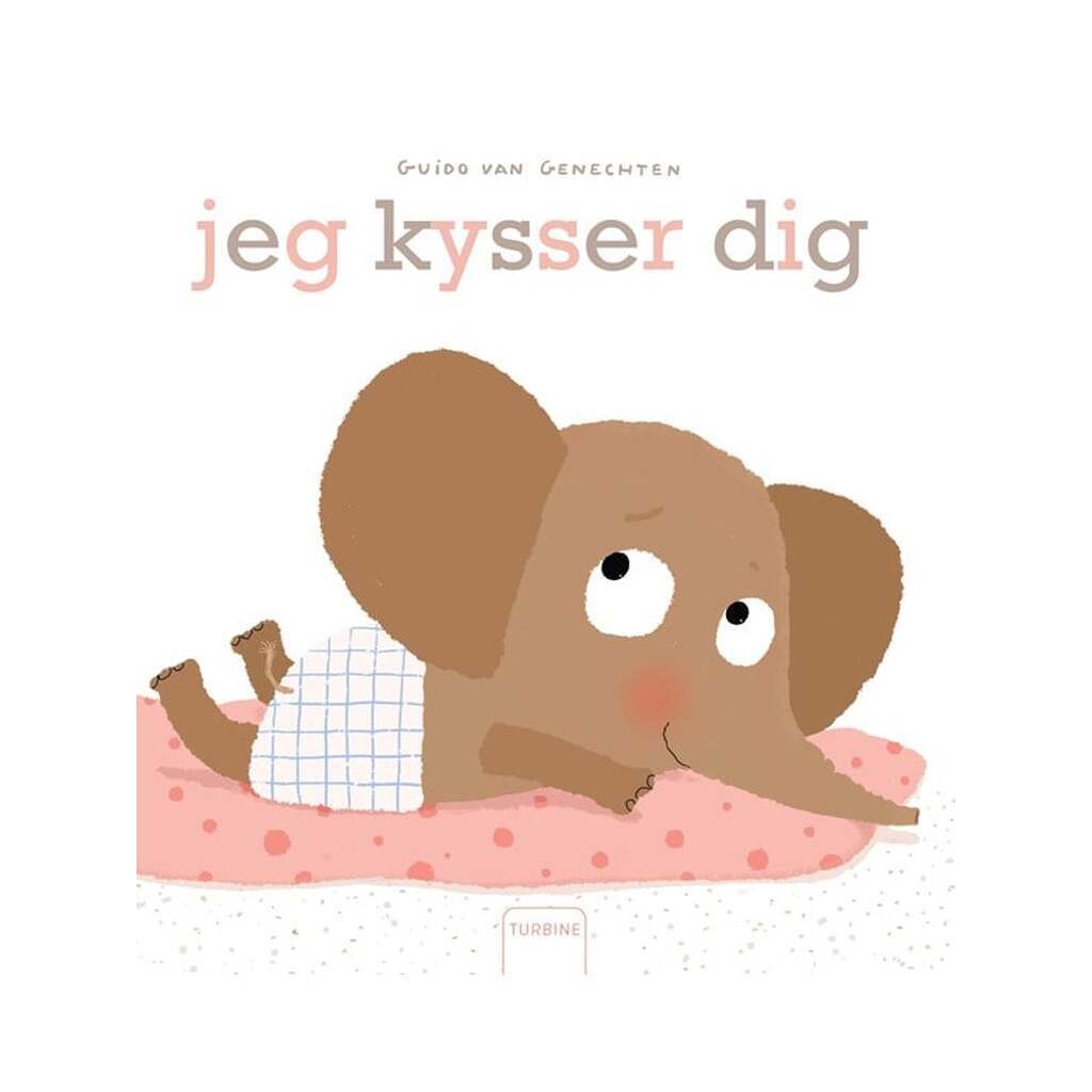 Jeg kysser dig - Børnebog - Papbog