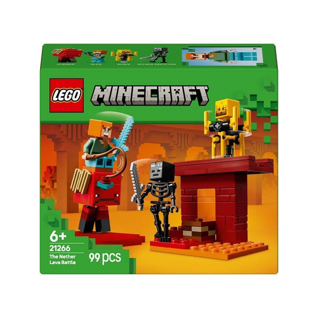 LEGO Minecraft 21266 Nether-lavakampen