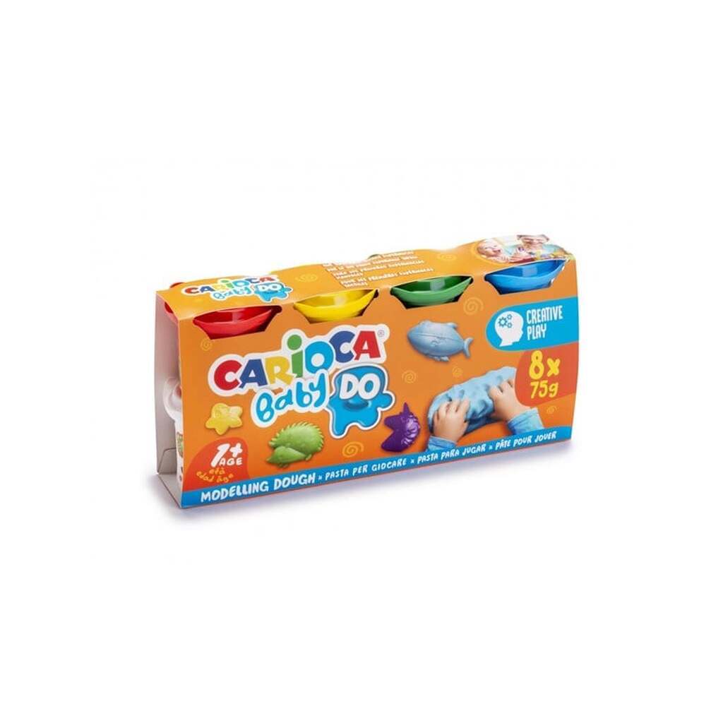Carioca BABY Modelervoks, 8x75gr.