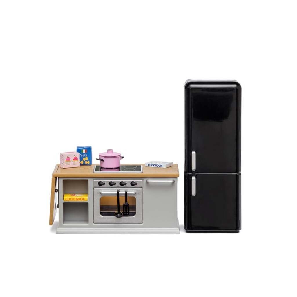 Lundby komfur-&amp; køleskabssæt