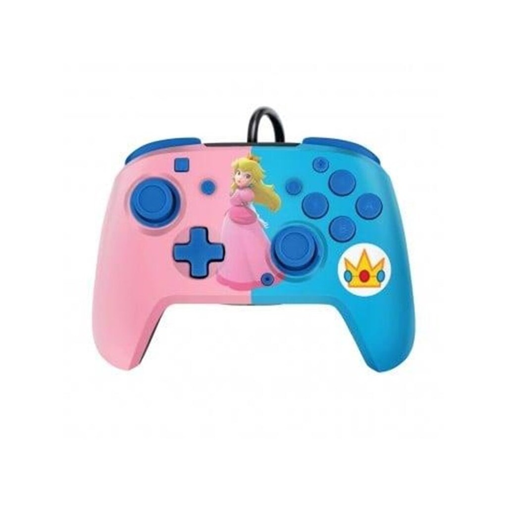 PDP Faceoff Deluxe Audio Peach - Wired Controller - Nintendo Switch