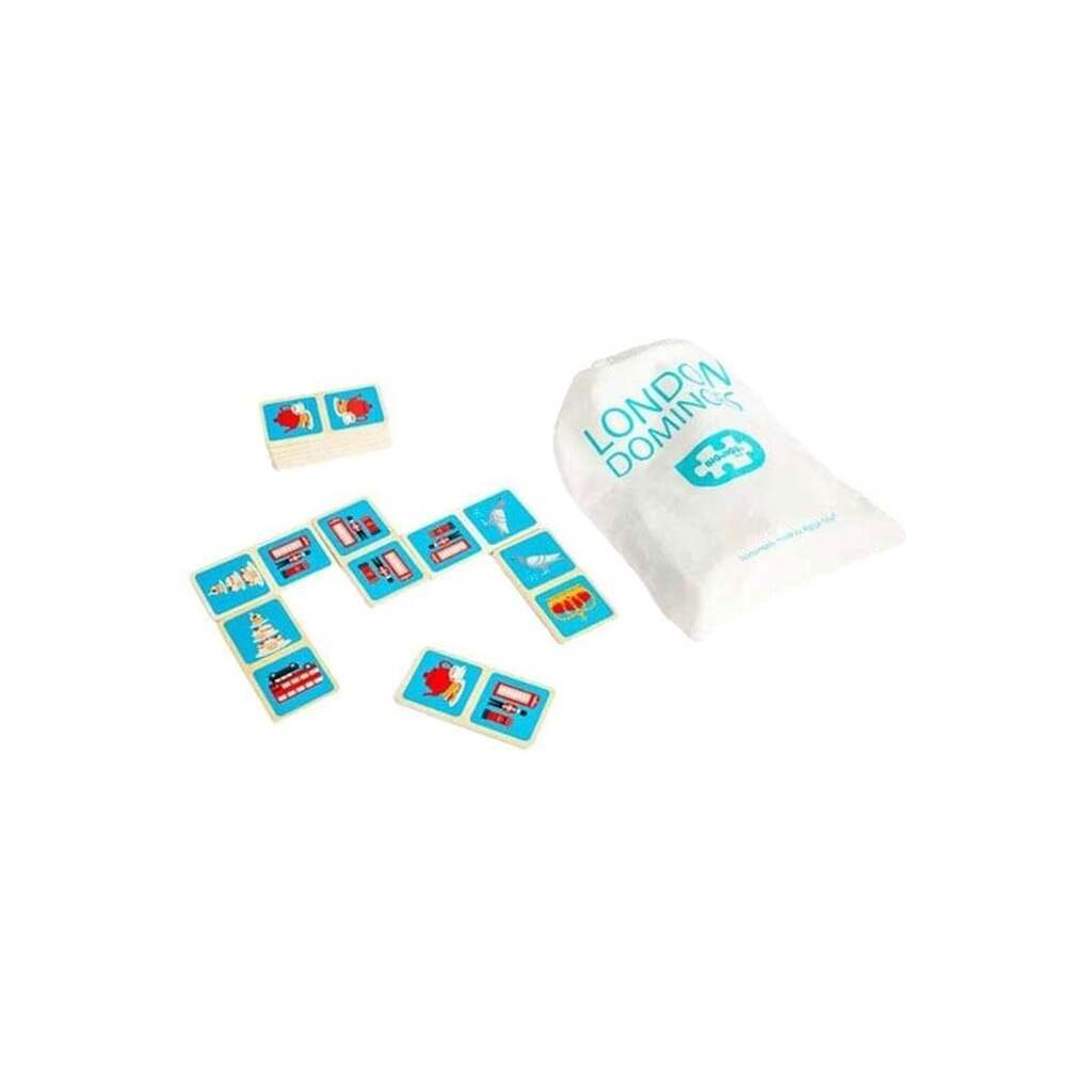 Bigjigs Wooden London Domino Game 28pcs.