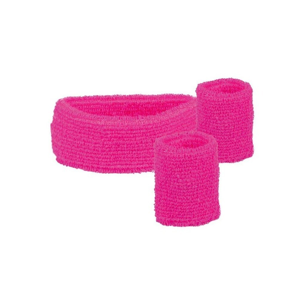 Boland - Sweatbands Neon Pink 3 pcs.