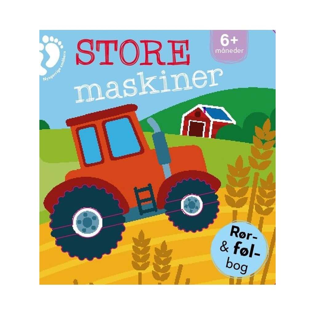 Rør og føl - Store maskiner - Børnebog - Papbog