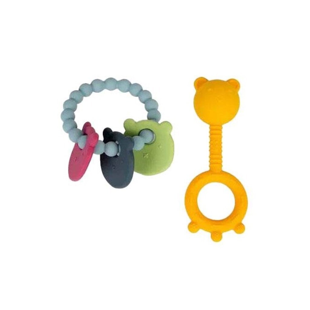 Bigjigs Teething Ring Set Bear 2pcs.