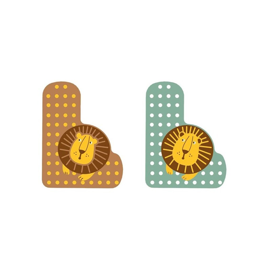 Small Foot - Wooden Animal Children's Letter - L