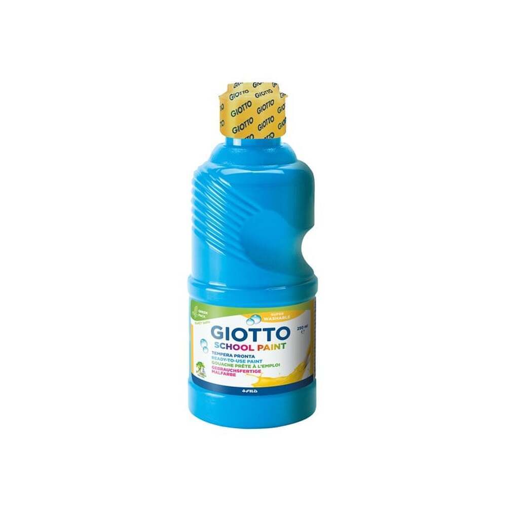 Giotto School Paint 250 ml Cyan