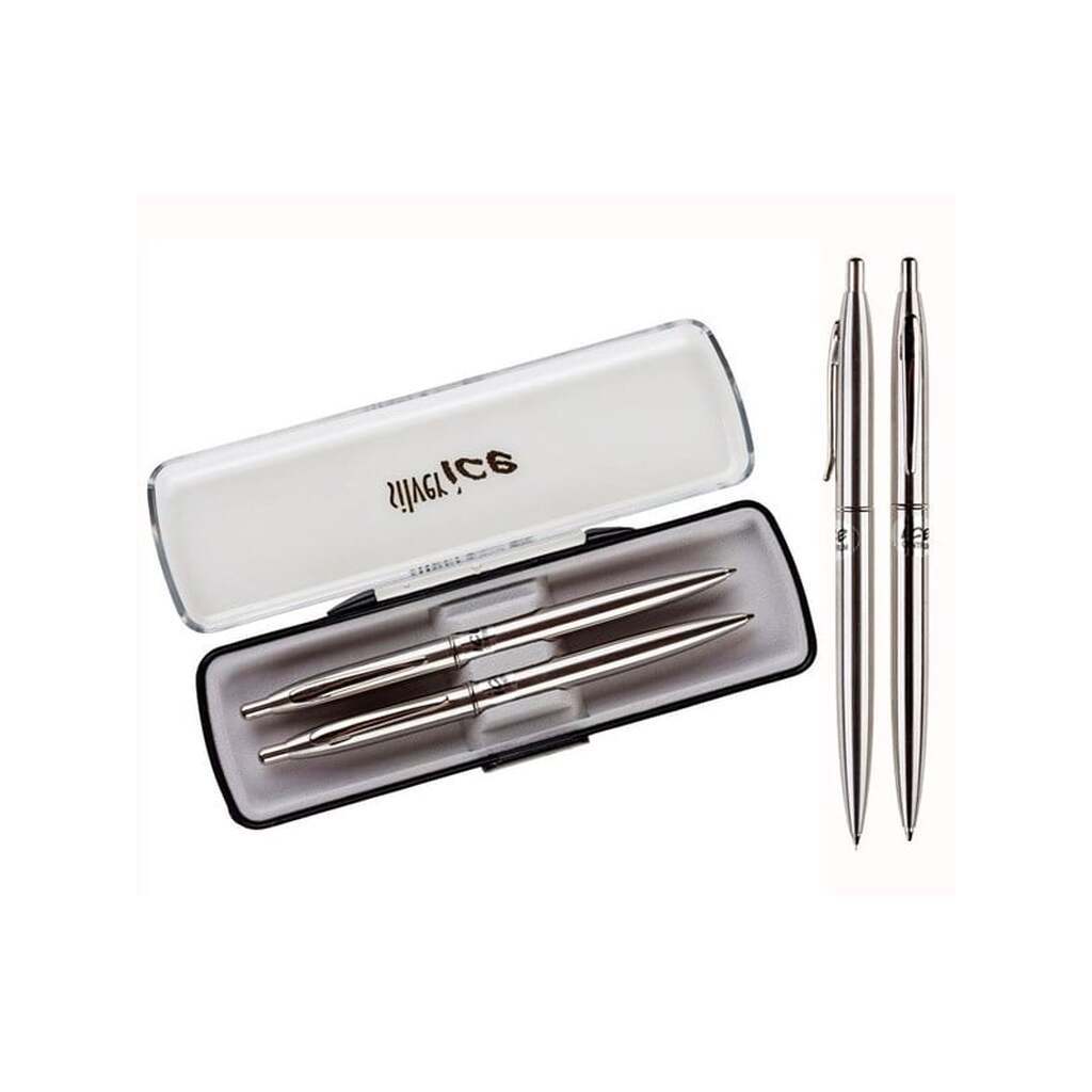 CENTRUM Kuglepen/pencil stål. I gaveæske