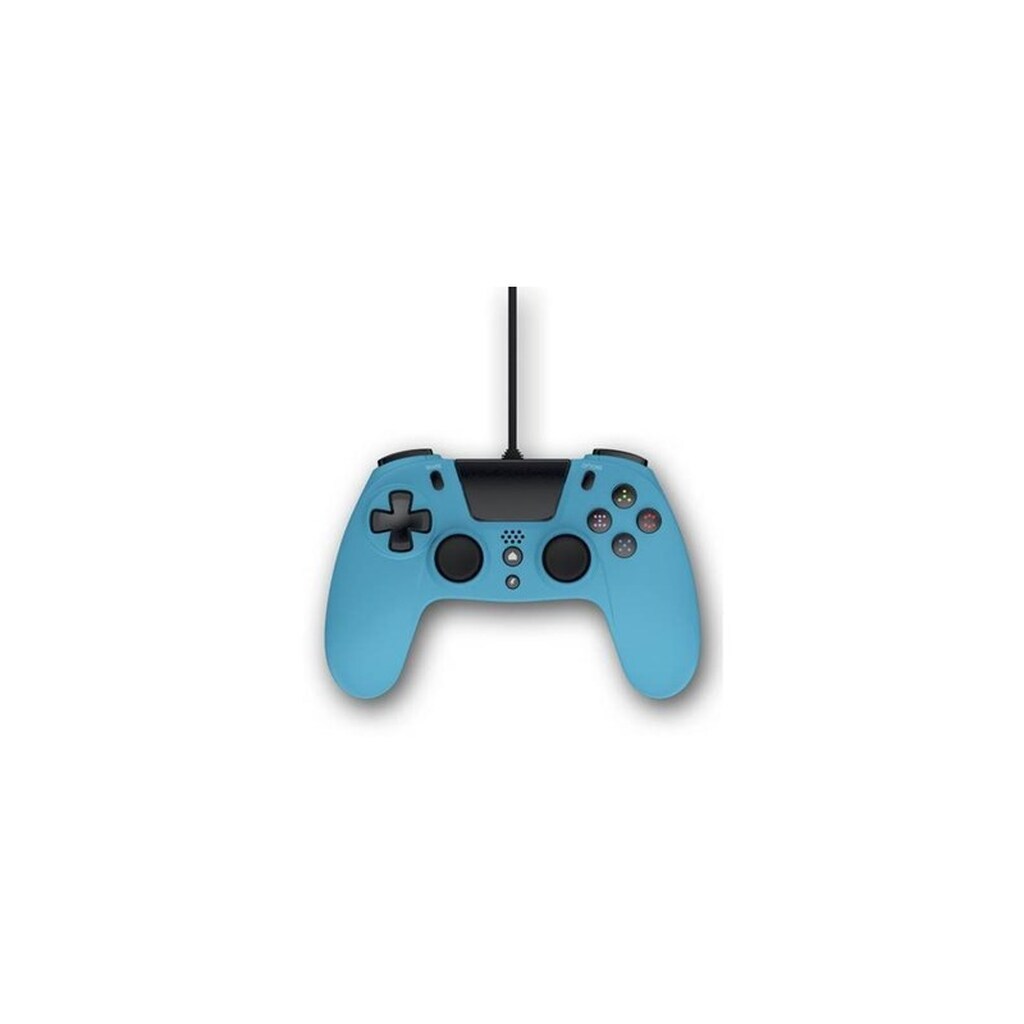 Gioteck VX4 Wired Blue Controller for PS4 - Wired Controller - Sony PlayStation 4