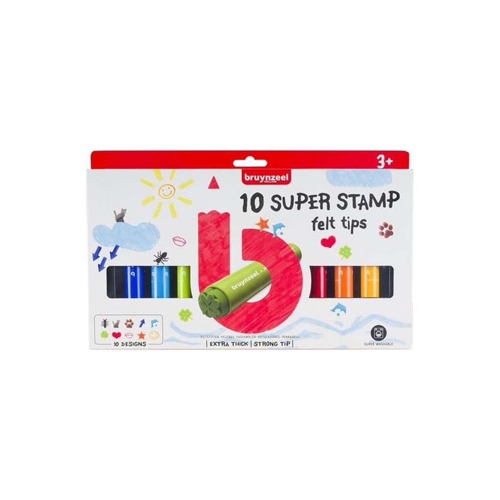 Bruynzeel Super Stamp Markers 10 pcs.