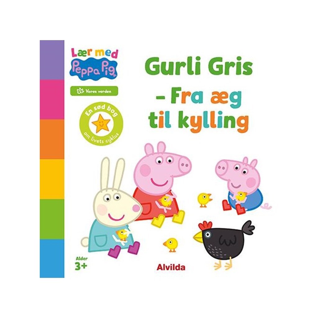 Peppa Pig - Lær med Gurli Gris - Gurli Gris - Fra - Børnebog - Papbog