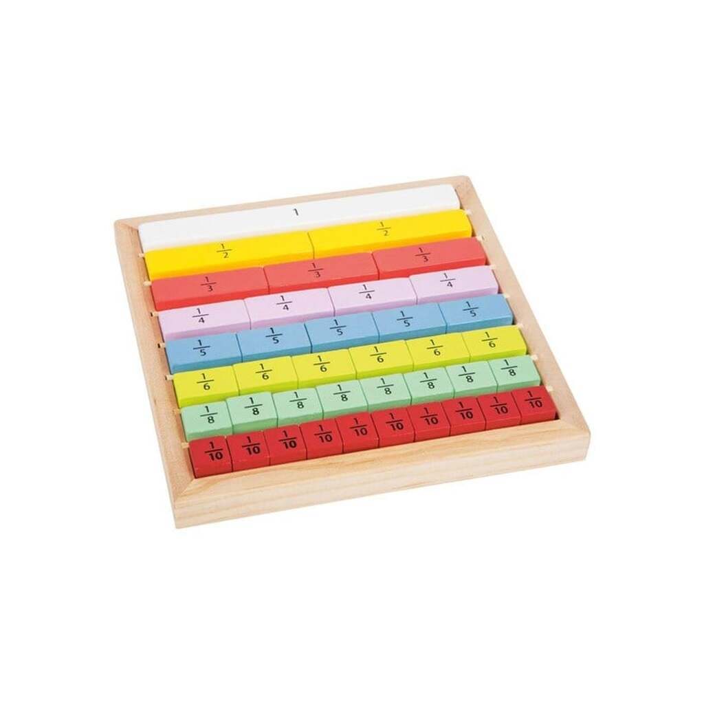 Small Foot Wooden Cubes with Fractions