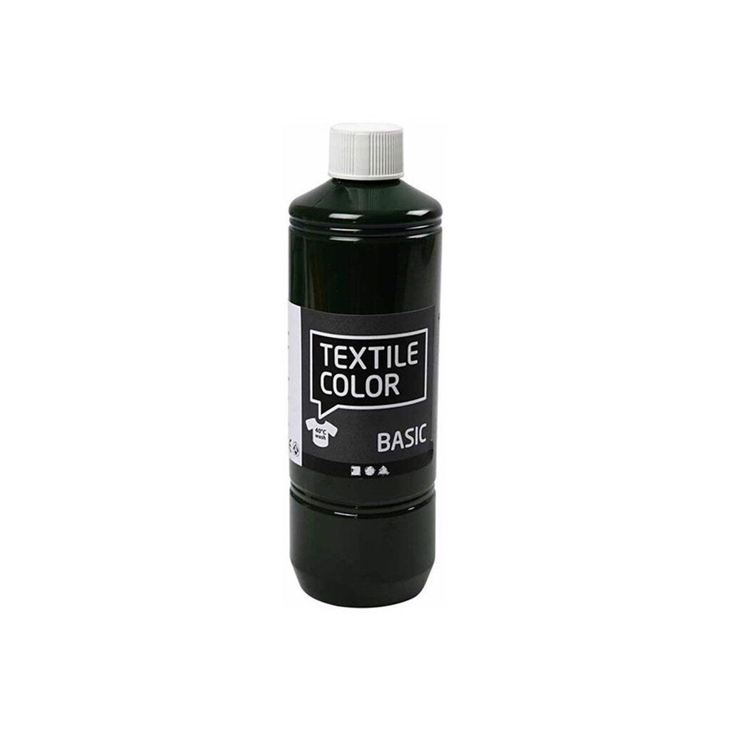 Creativ Company Textile Color Semi-opaque Textile Paint - Olive Green 500ml