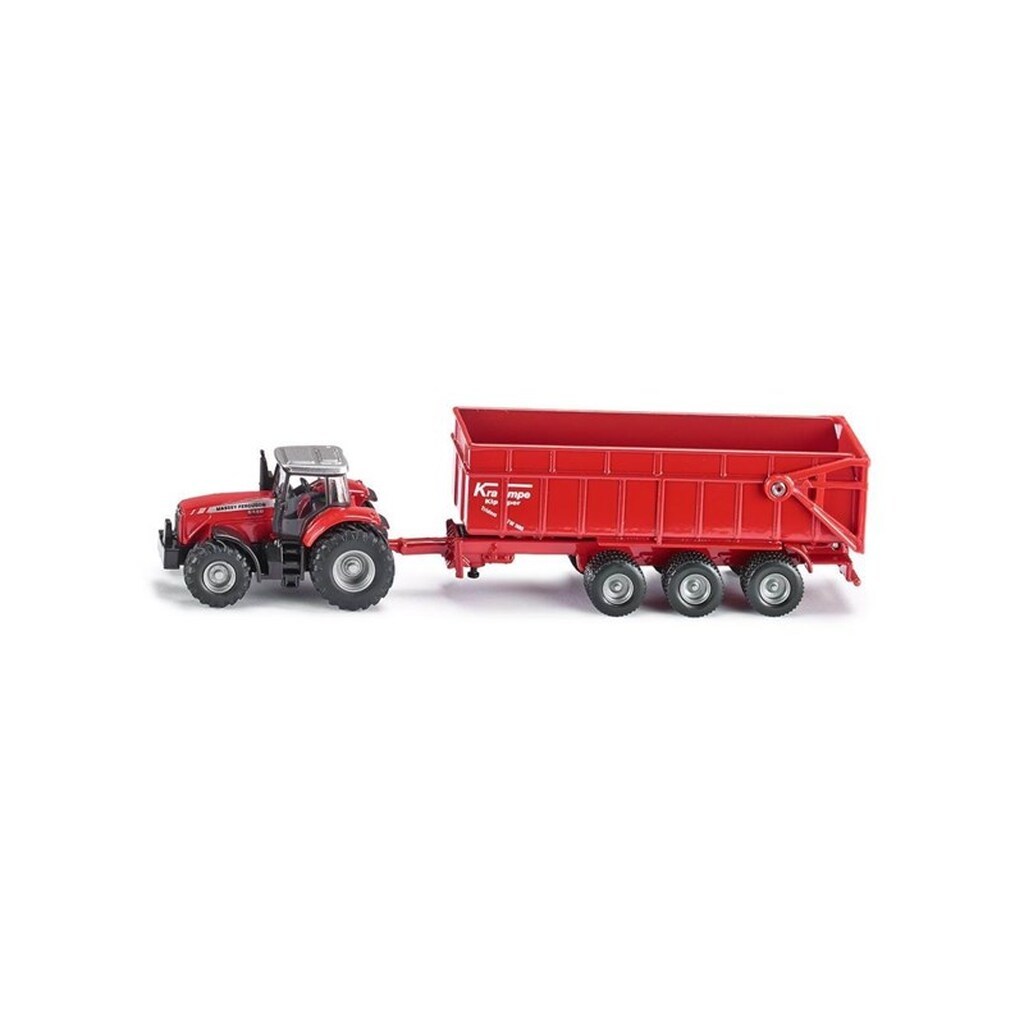SIKU Farmer - Massey Ferguson Tractor With Trailer