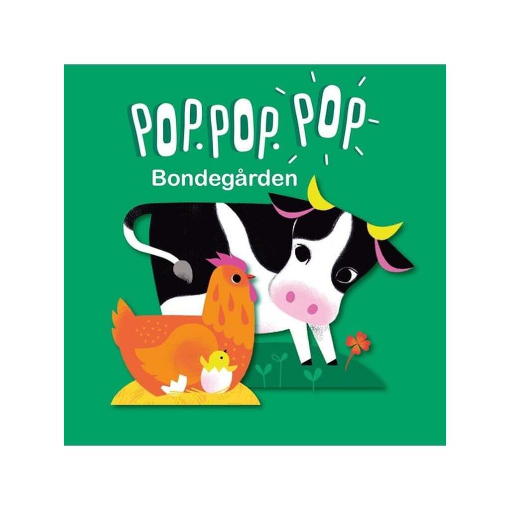 POP POP POP - Bondegården - Børnebog - Papbog