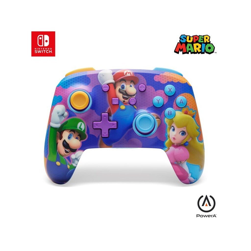 PowerA Enhanced kablet controller til Nintendo Switch - Color Splash Heroes - Controller