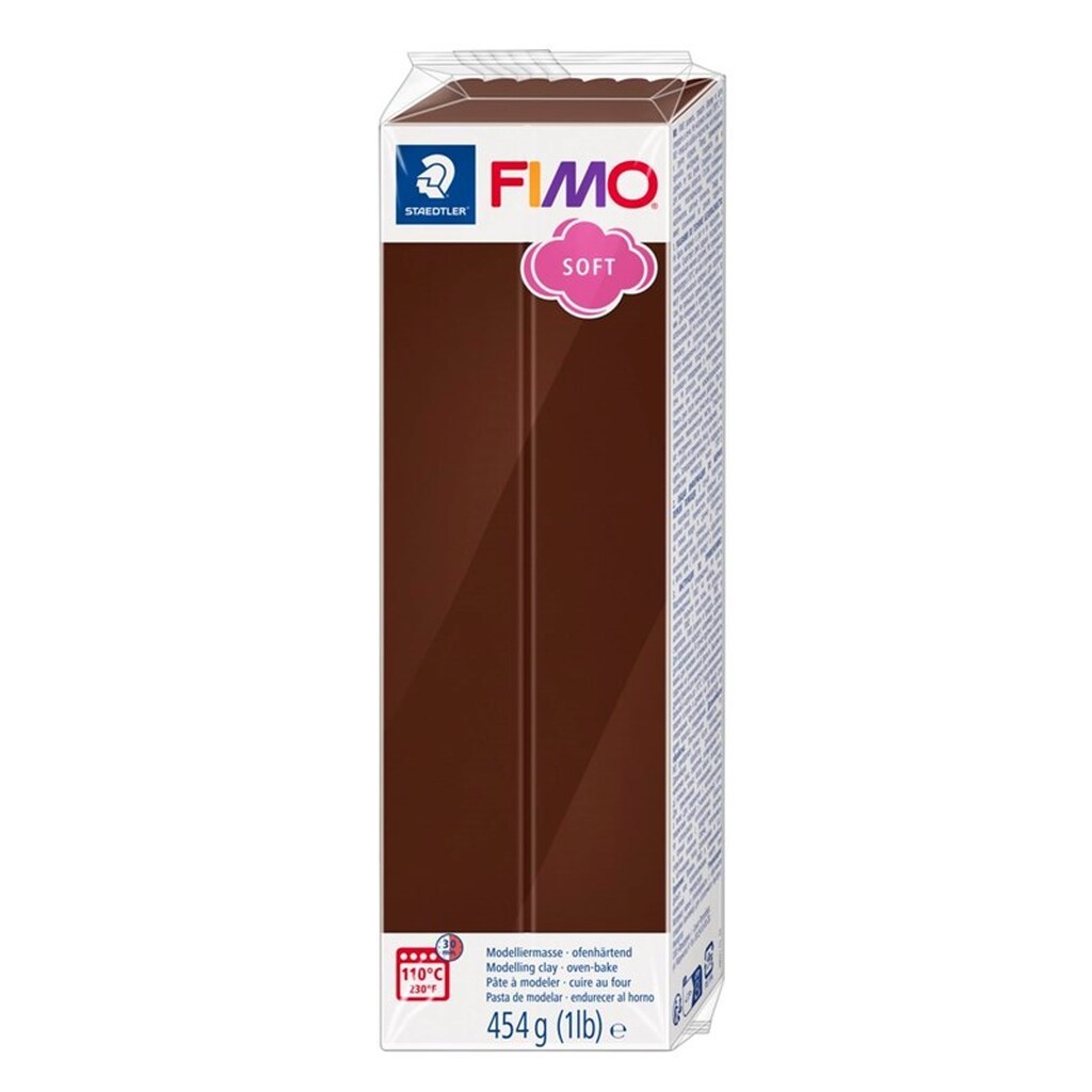 Staedtler FIMO soft modeller 454g Chokolade