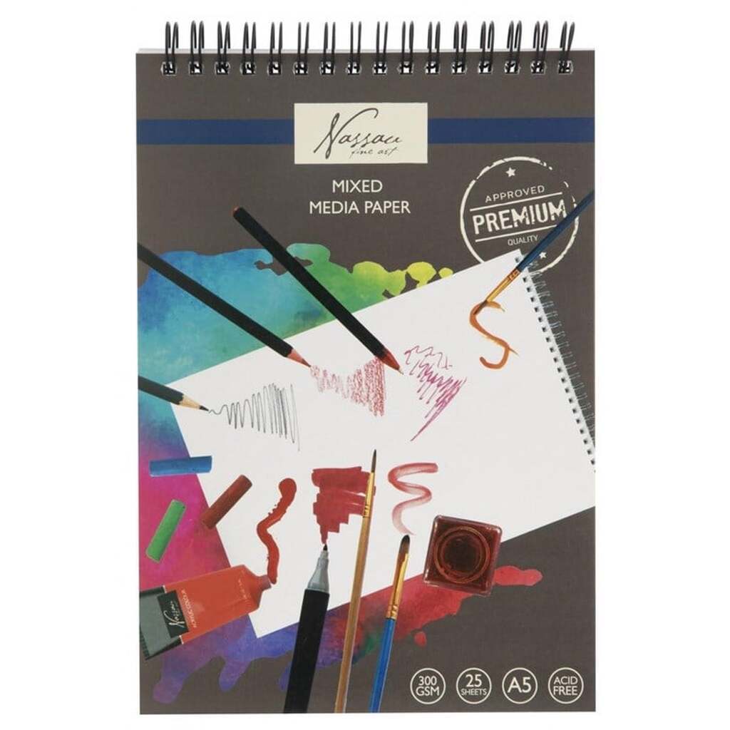Creative Craft Group Blok Mixed Media A5, 25 ark. 300g.