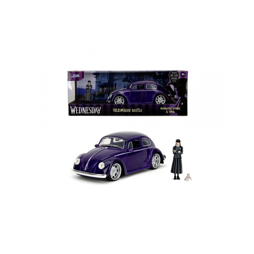 Jada Toys Wednesday Volkswagen Beetle Bil 1:24